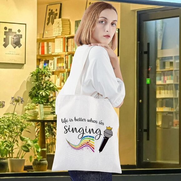 Inspirational Singing Cosmetic Bag - Gift for Musicians and Vocal Enthusiasts - Picture 5 of 7